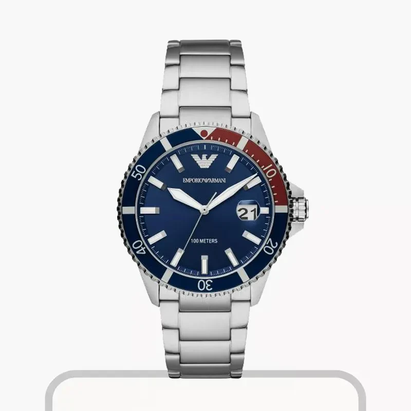 Emporio Armani Diver Blue Dial Men's Watch | AR11339